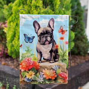 French Bulldog Double Sided Garden Flag