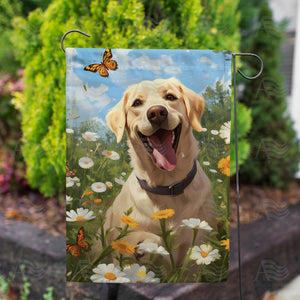 Not A Care In The World Double Sided Garden Flag