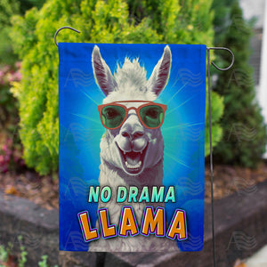 No Drama Llama Double Sided Garden Flag