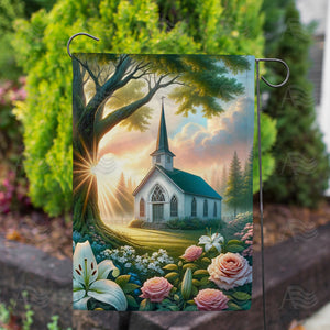 Serene Sanctuary Double Sided Garden Flag