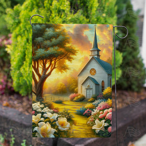 Golden Solace Double Sided Garden Flag