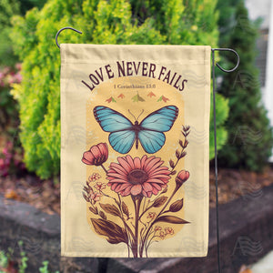 Timeless Love Double Sided Garden Flag