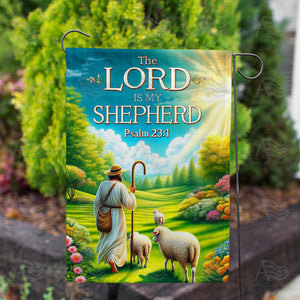 Lord is Shepherd Double Sided Garden Flag