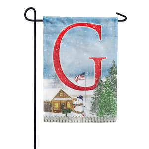 Christmas Trees For Sale Double Sided Monogram Garden Flag