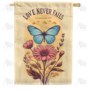 Timeless Love Double Sided House Flag