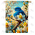Bluebird of Spring Double Sided House Flag