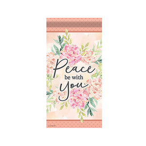 Peace Be With You Mini Flag 8" x 4.5"