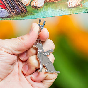 Evergreen Metal Flag Clip - Dog