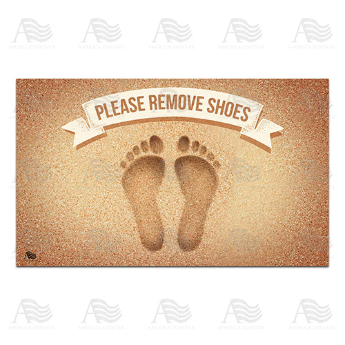 Please Remove Shoes Doormat