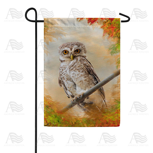 "Owl" See You In The Fall Double Sided Garden Flag