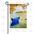 Fall Morning At Lake Double Sided Garden Flag