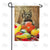 Cat With Pumpkin Double Sided Garden Flag