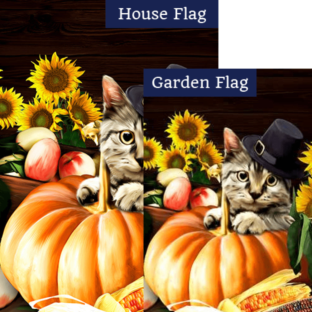 Pilgrim Cat Flags Set (2 Pieces)