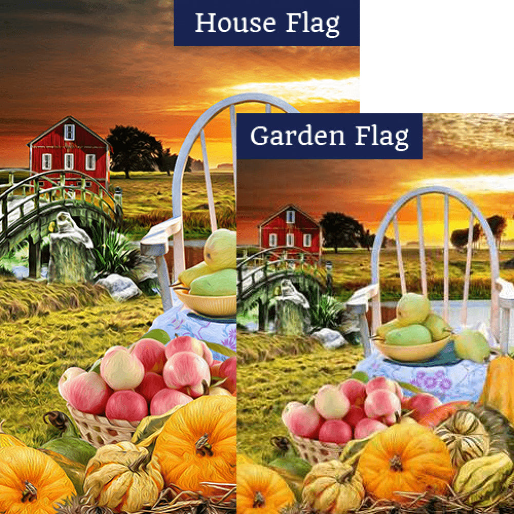 After The Day's Harvest Flags Set (2 Pieces)