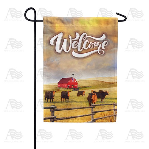Welcome To Rural America Double Sided Garden Flag