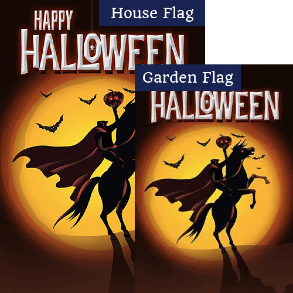 Headless Horseman Double Sided Flags Set (2 Pieces)