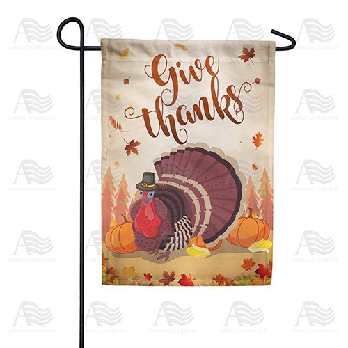 Season To Give Thanks Double Sided Garden Flag