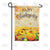 Sunny Thanksgiving Greeting Double Sided Garden Flag