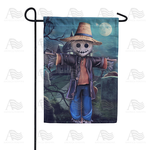 Spooky Scarecrow Double Sided Garden Flag