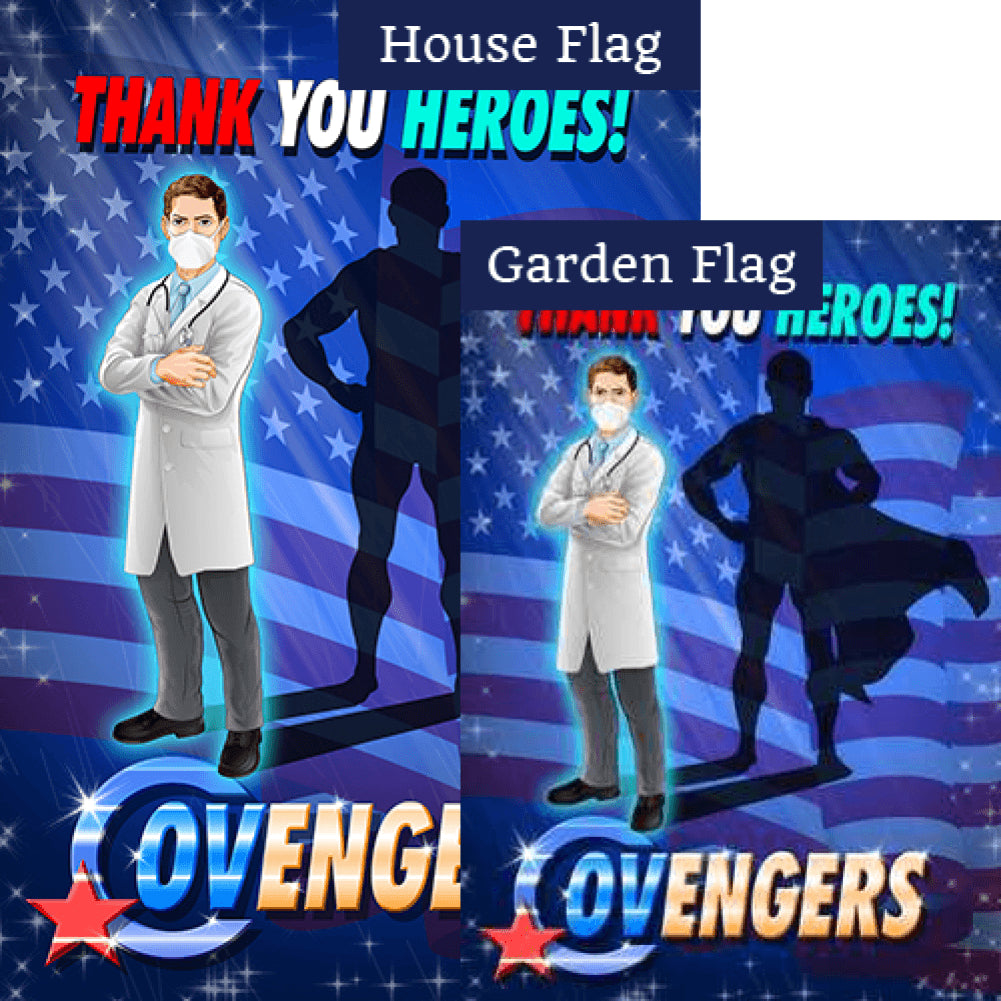 Covenger- The Newest Super Hero! Flags Set (2 Pieces)