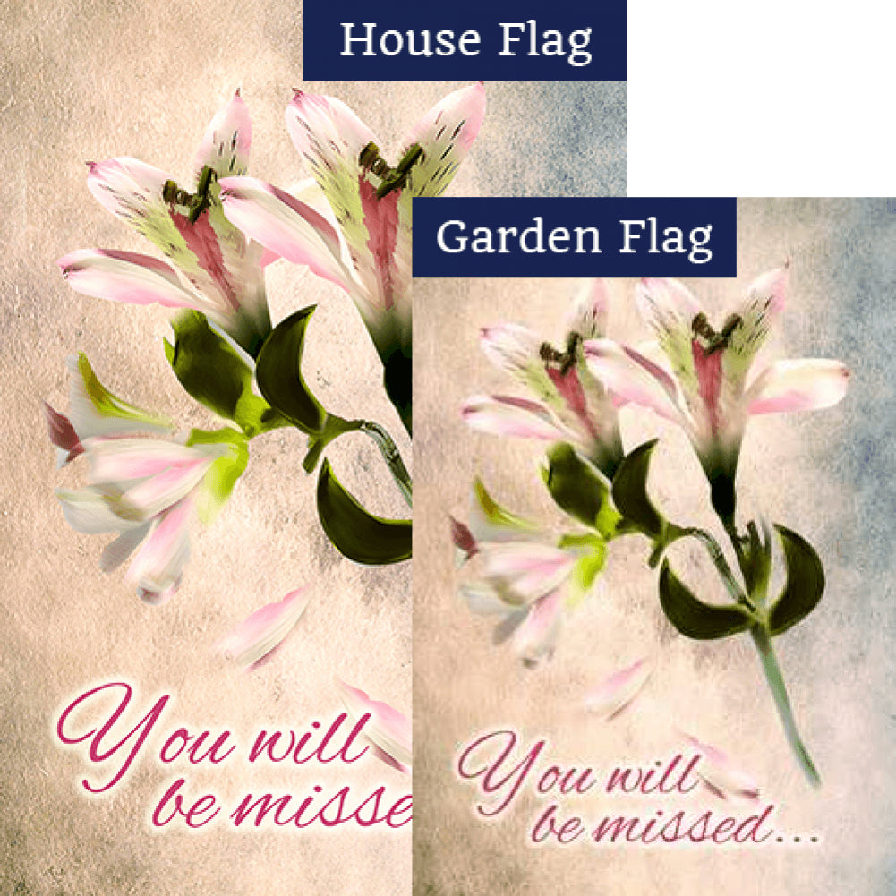You Will Be Missed Flags Set (2 Pieces)