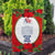 Personalized Red Poinsettia Garden Flag