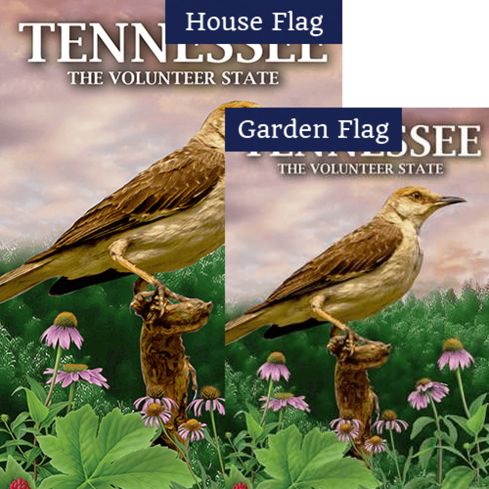 Tennessee, The Volunteer State Flags Set (2 Pieces)