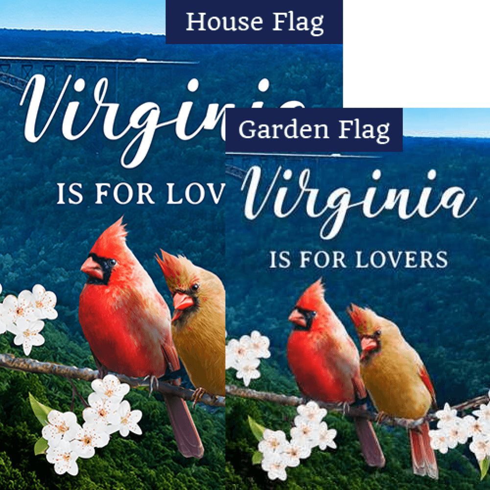 Virginia Is For Lovers Double Sided Flags Set (2 Pieces)