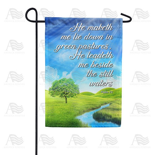 A Psalm Of David Double Sided Garden Flag