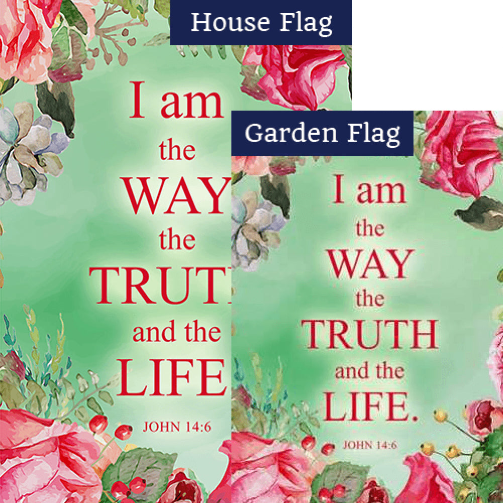 God Almighty Double Sided Flags Set (2 Pieces)