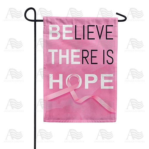 Breast Cancer, There Is Hope Double Sided Garden Flag