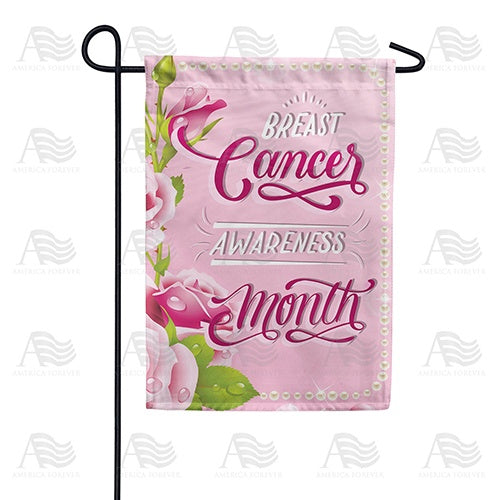 Breast Cancer Awareness Month Double Sided Garden Flag