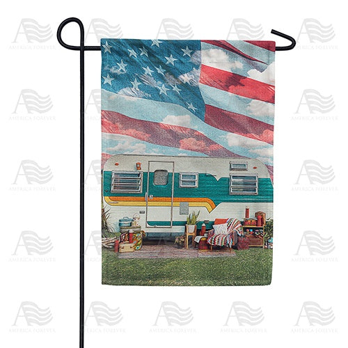 Traveling The USA Double Sided Garden Flag