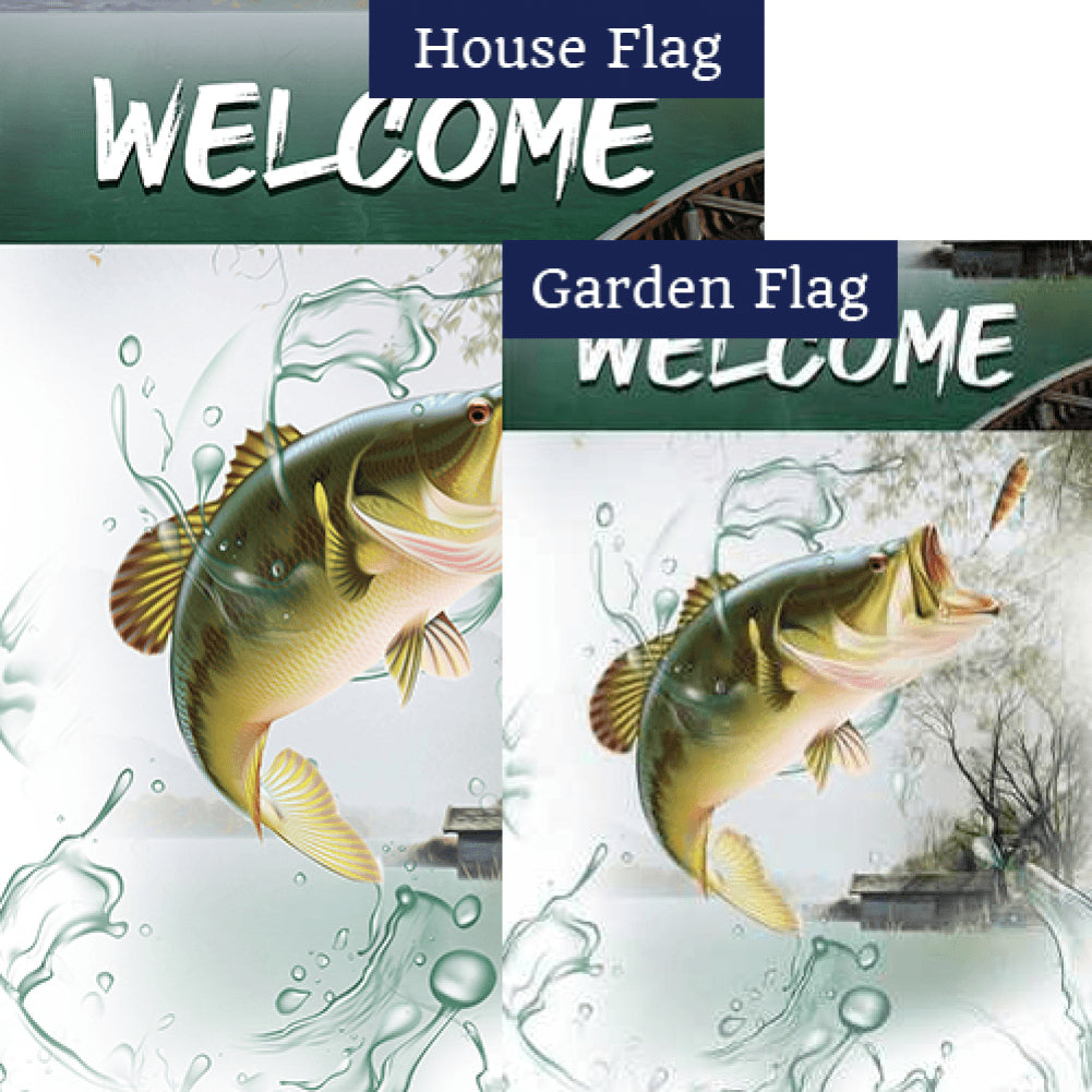 Fisherman's Home Double Sided Flags Set (2 Pieces)