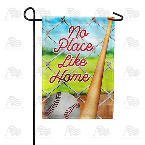 Home Plate Double Sided Garden Flag