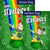 Leprechaun Rainbow Double Sided Flags Set (2 Pieces)