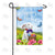 Easter Bunny with Patriotic Tie Double Sided Garden Flag