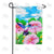 Watercolor Spring Hibiscus Double Sided Garden Flag