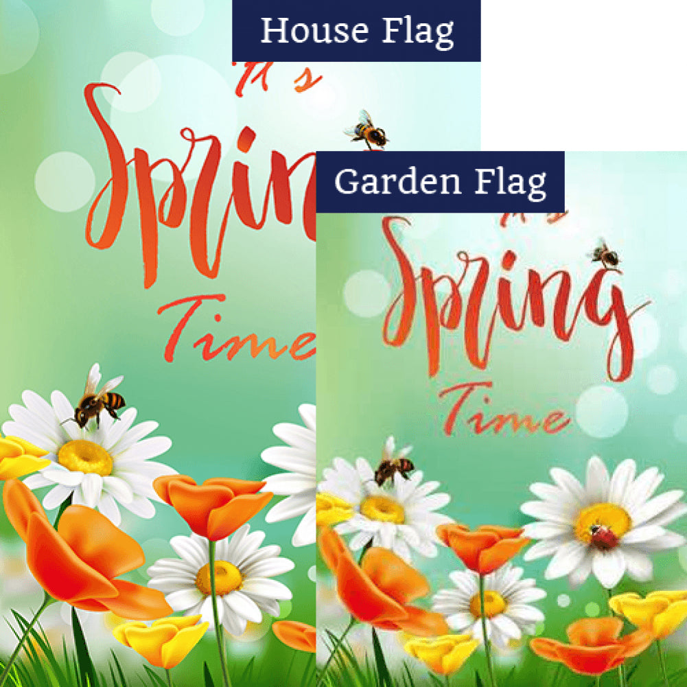 It's Spring Time Flags Set (2 Pieces)