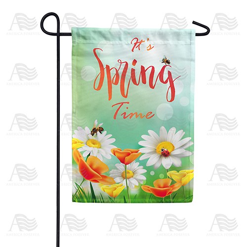 It's Spring Time Double Sided Garden Flag