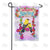 Welcome Spring Yellow Finches Double Sided Garden Flag