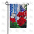 Patriotic Geraniums Butterfly Double Sided Garden Flag
