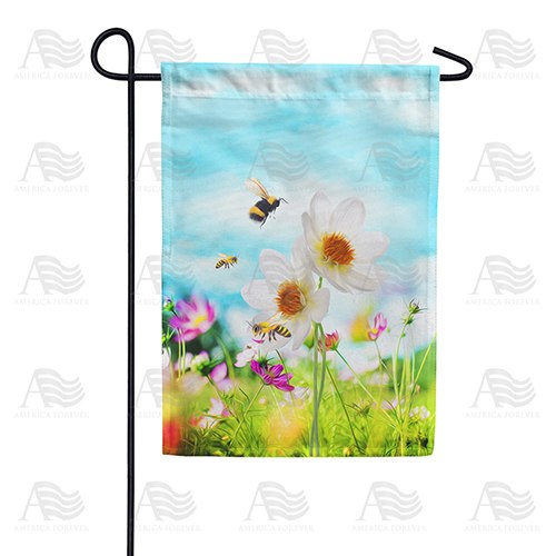 "Bee"utiful Day Double Sided Garden Flag