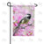 Chickadee In Apple Tree Blossoms Double Sided Garden Flag
