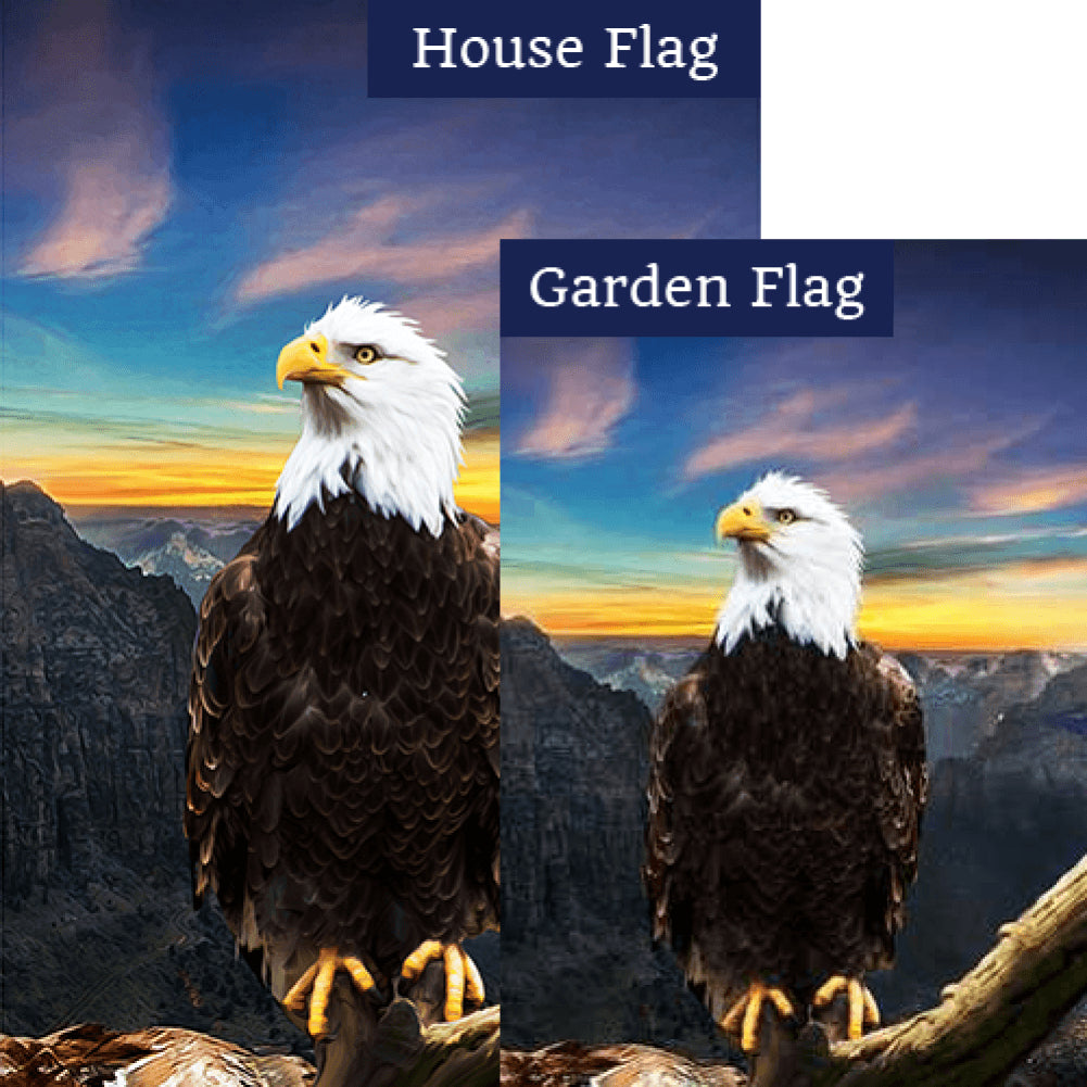 Regal Eagle Double Sided Flags Set (2 Pieces)