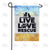 Live Love Rescue Double Sided Garden Flag