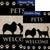 Pets Welcome Double Sided Flags Set (2 Pieces)