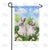 Spring Bunny Couple Double Sided Garden Flag