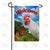 White Rooster Welcome Double Sided Garden Flag