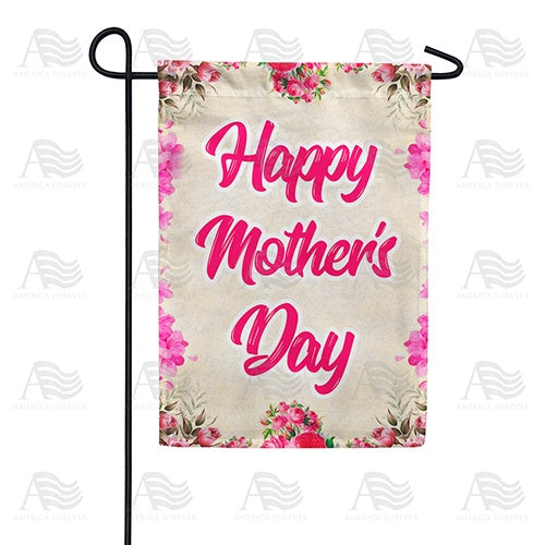 Rosy Mother's Day Double Sided Garden Flag